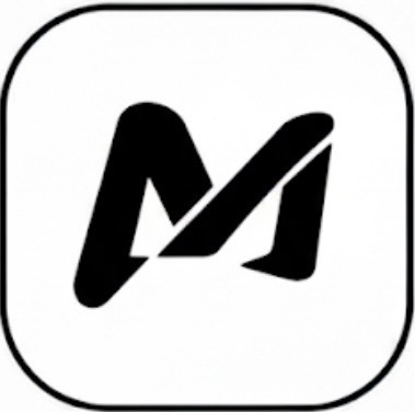 M logo